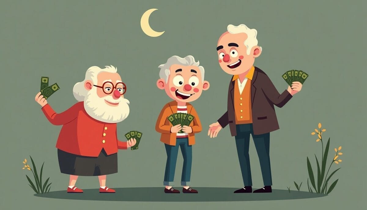 Annuity 5 Old people with money.