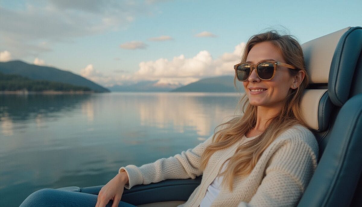 Woman with shades.
